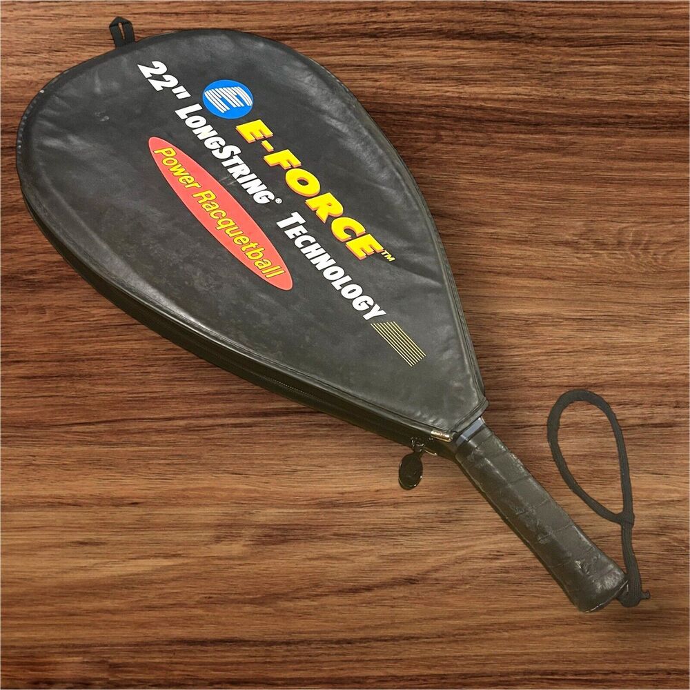 E-Force 22" Longstring Racquetball Racquet Chaos Zero Richter Tubes With Case